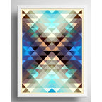 Cuadro Geometrico Abstracto Escandinavo Moderno Decoracion