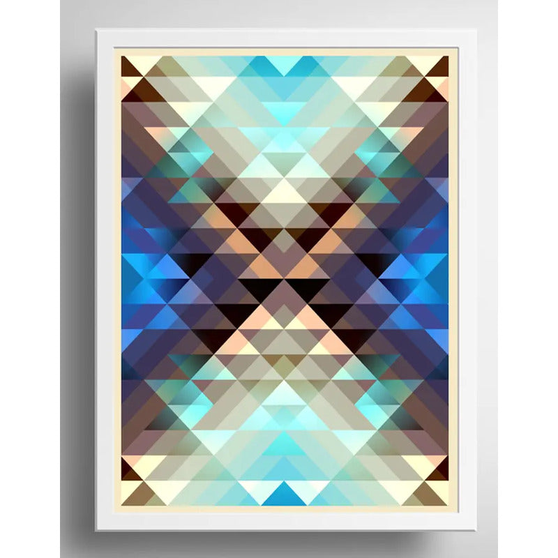 Cuadro Geometrico Abstracto Escandinavo Moderno Decoracion