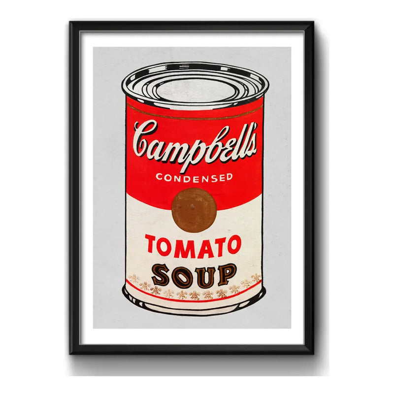 Cuadro Campbells Pop Art Lata Andy Warhol Cocina Decoracion