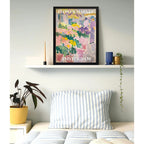 Cuadro Dormitorio Flower Market Flores Ciudades Matisse Arte Flower Market Amsterdam Marco Negro