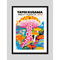 Cuadro Cucumelo Hongos Yayoi Kusama Acid Dreams Arte Japones Marco Negro