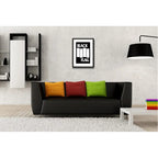Cuadro Black Flag Hardcore Punk Rock Decoracion Con Paspartú Marco Negro