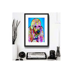 Cuadro Perro Pop Art Todas Las Razas Decoracion Con Paspartú