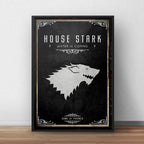 Cuadro Casas De Game Of Thrones Juego De Tronos Decoracion