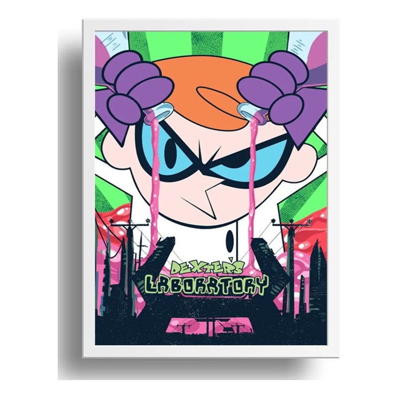 Cuadro El Laboratorio De Dexter Dibujo Serie Tv Decoracion