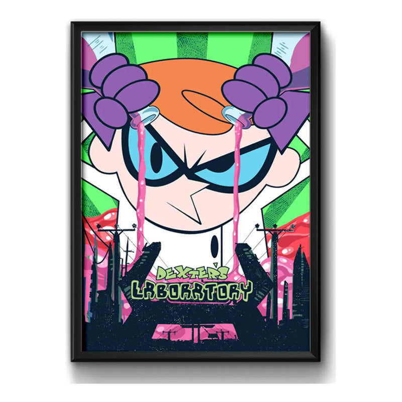 Cuadro El Laboratorio De Dexter Dibujo Serie Tv Decoracion