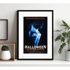 Cuadro Halloween By John Carpenter Terror Pelicula Paspartú Halloween 6 - The Curse Of Michael Myers Con Marco Negro