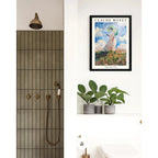 Cuadro Dormitorio Living Monet Mujer Con Sombrilla El Paseo Marco Negro