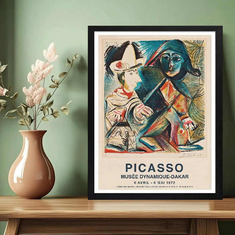Cuadro Picasso Museo Dinámico Exposición Arte Decoracion Marco Negro