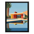Cuadro Arquitectura Moderna Bauhaus Proyectos De Decoracion Casa Oasis Moderno David Hockney Negro