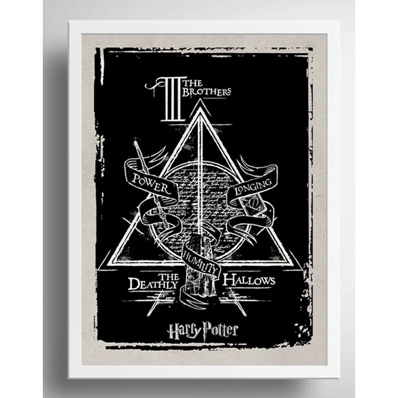 Cuadro Harry Potter Tale Of Three Brothers Decoracion Geek