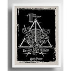 Cuadro Harry Potter Tale Of Three Brothers Decoracion Geek