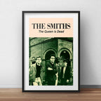 Cuadro The Smiths The Queen Is Dead Rock Decoracion Paspartú Marco Negro