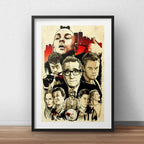 Cuadro Martin Scorsese Peliculas Cinema Decoracion Paspartú Marco Negro