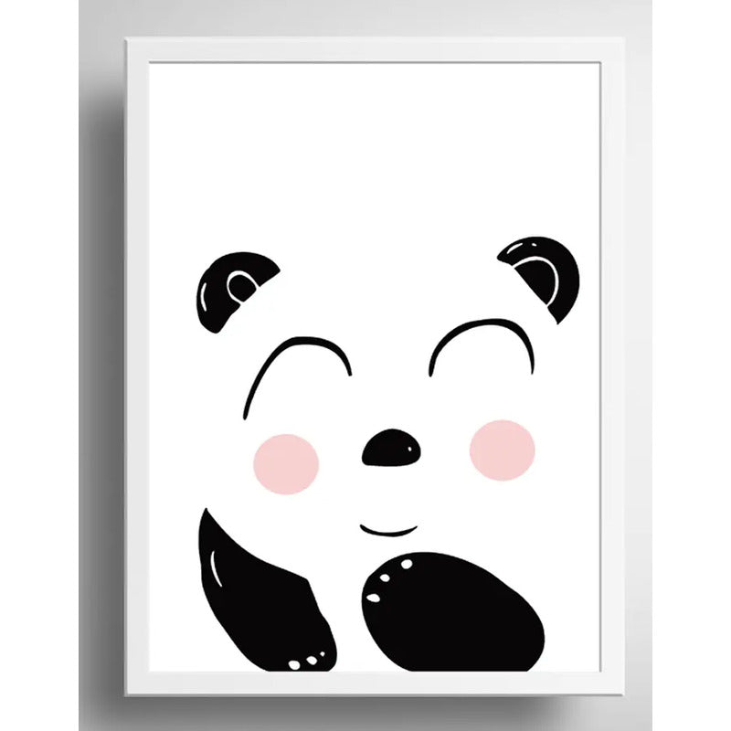 Cuadro Oso Panda Animalitos Decoracion Infantil Niños Niñas