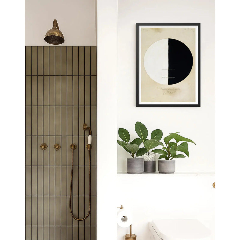 Cuadro Dormitorio Living Hilma Af Klint Buddha Standpoint Marco Negro