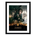 Cuadro El Hobbit La Batalla De Los Cinco Ejércitos Pelicula Marco Negro