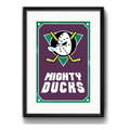 Cuadro Mighty Ducks Somos Los Mejores Hockey Cine Paspartú Marco Negro