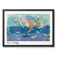 Cuadro Raoul Dufy Pintura Fauvismo Abstracto Arte Decoracion Au Port Marco Negro