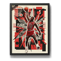 Cuadro Michael Jordan Basket Greatest Of All Time Deportes Marco Negro
