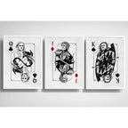 Set 3 Cuadros Game Of Thrones Houses Casas Cartas Serie Tv