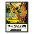 Cuadro Kew Gardens Flower Market Londres Br2 Flores Botanica Marco Negro