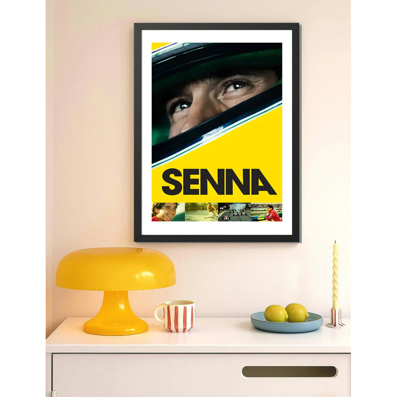Cuadro Ayrton Senna Formula 1 Pelicula Biográfica 2010 Cine Marco Negro