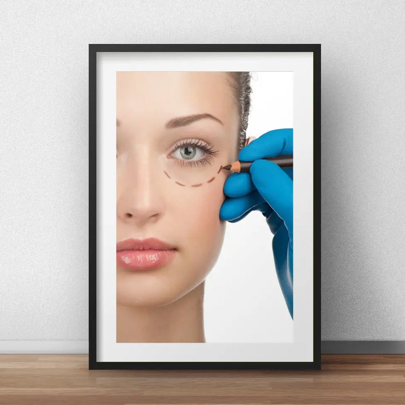 Cuadro Estetica Plastica Botox Lipo Clinica Arte Paspartu