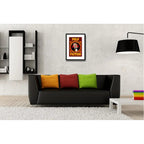 Cuadro Pulp Fiction Pelicula Wolf Frase Decoracion Paspartú Marco Negro