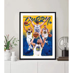 Cuadro Stephen Curry Mayor Tirador De Triples Nba Baloncesto Marco Negro