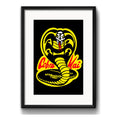 Cuadro Cobra Kai Serie Karate Kid Miyagi Gym Decora Paspartú