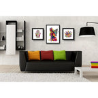 Set 3 Cuadros Buda Flor De Loto Hamsa Pop Art Zen Feng Shui