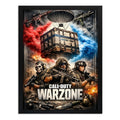 Cuadro Call Of Duty Warzone Videojuego Playstation Game Arte Marco Negro