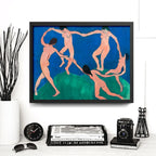 Cuadro Matisse La Danza Danse Arte Pink Abstracto Decoracion Marco Negro