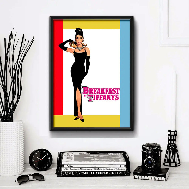 Cuadro Audrey Hepburn Pelicula Retro Breakfast Tiffany's