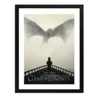 Cuadro Game Of Thrones A Dance With Dragons Série Decoracion Marco Negro
