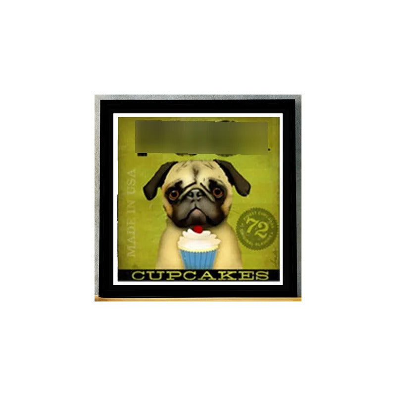 Cuadro Perro Cafe Pop Art Todas Razas Mascota Pet Decoracion