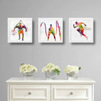 Set 3 Cuadros Crossfit Pop Art Fitness Musculacion Gimnasio