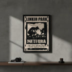 Cuadro Linkin Park Meteora Album Nu Metal Rock Musica Marco Negro