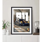Cuadro Porsche 911 Gt3 Rs Auto Modelo Arte Decoracion Marco Negro