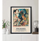 Cuadro Picasso Museo Dinámico Exposición Arte Decoracion Marco Negro