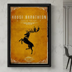 Cuadro Casas De Game Of Thrones Juego De Tronos Decoracion