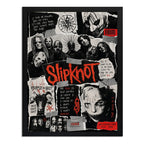 Cuadro Slipknot Metal Rock Banda Musica Albuns Decoracion Marco Negro