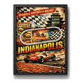 Cuadro Indianapolis Circuito Carrera Formula 1 Autodromo Marco Negro