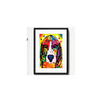 Cuadro Perro Pop Art Todas Las Razas Decoracion Con Paspartú