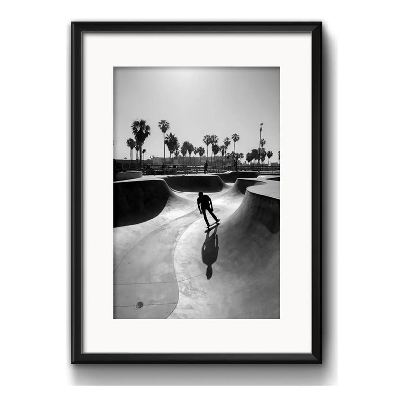 Cuadro Personalizado Con Su Foto Imagen Arte Con Paspartu Marco Negro