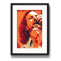Cuadro Eddie Vedder Pearl Jam Rock Banda Musica Con Paspartú