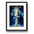 Cuadro The Neverending Story Pelicula Cinema Con Paspartú Marco Negro