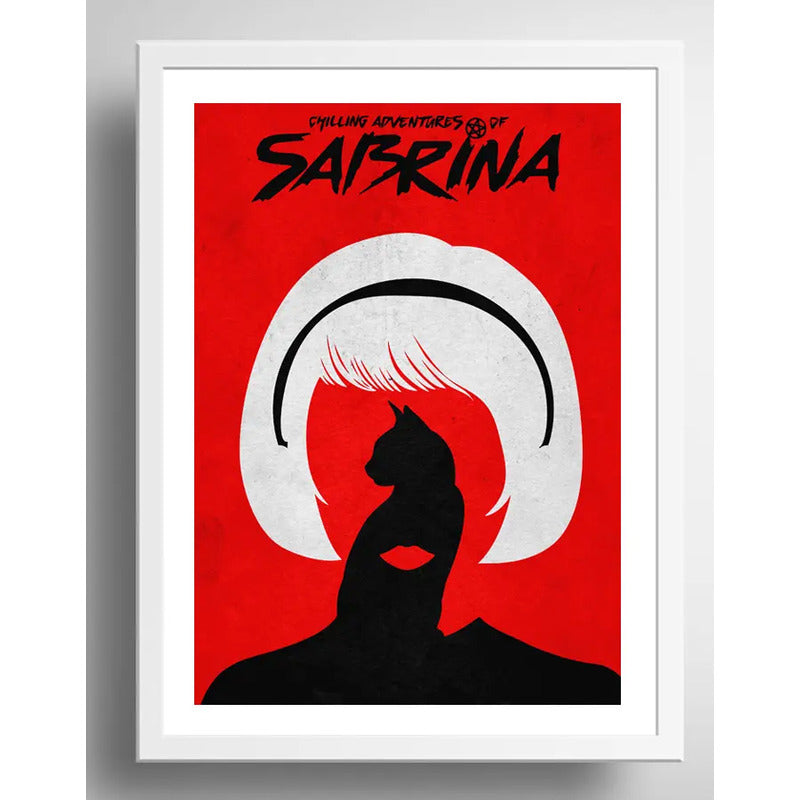 Cuadro Sabrina La Bruja Adolescente Serie Tv Arte Decoración
