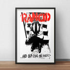 Cuadro Rancid Out Comes The Wolves Punk Rock Con Paspartú Marco Negro